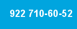 922 710-60-52